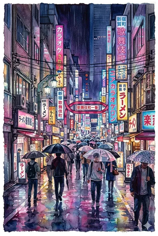 Custom City Watercolor Wall Art Assets