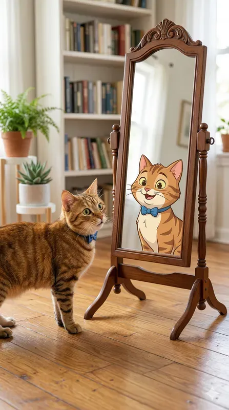 Photoreal To Cartoon Mirrors