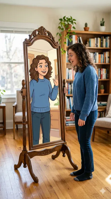 Photoreal To Cartoon Mirrors