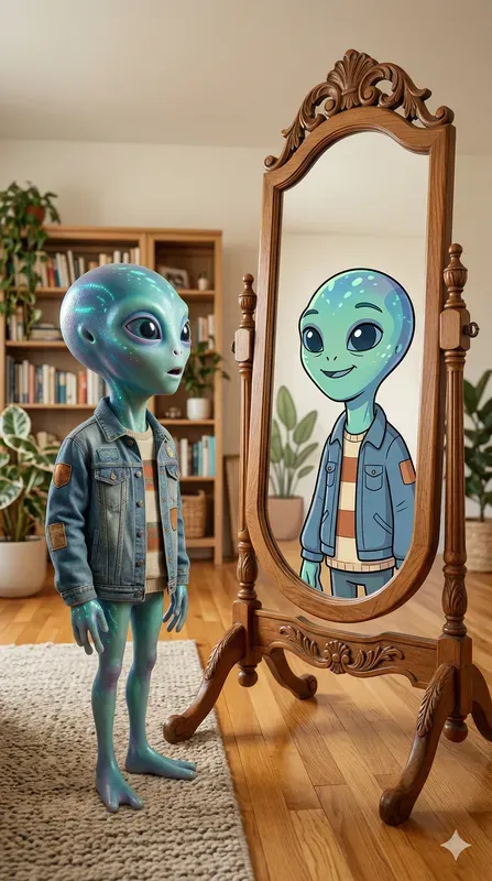 Photoreal To Cartoon Mirrors