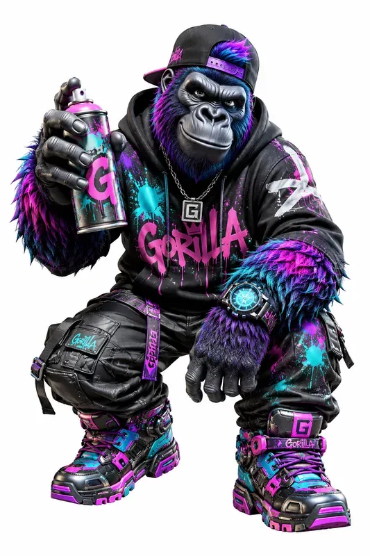 3D Radical Animal Mascots