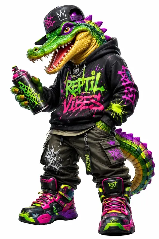 3D Radical Animal Mascots