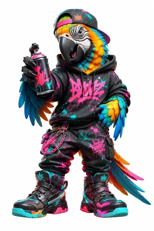3D Radical Animal Mascots