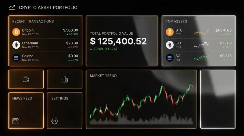 Dark Saas Dashboards Fused Silica UIs