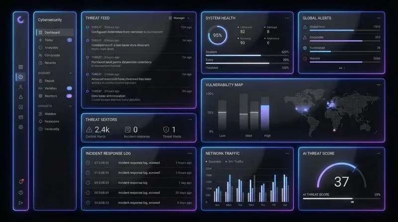 Dark Saas Dashboards Fused Silica UIs