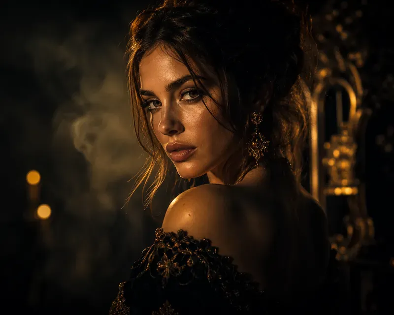 Cinematic Dark Luxury Portraits