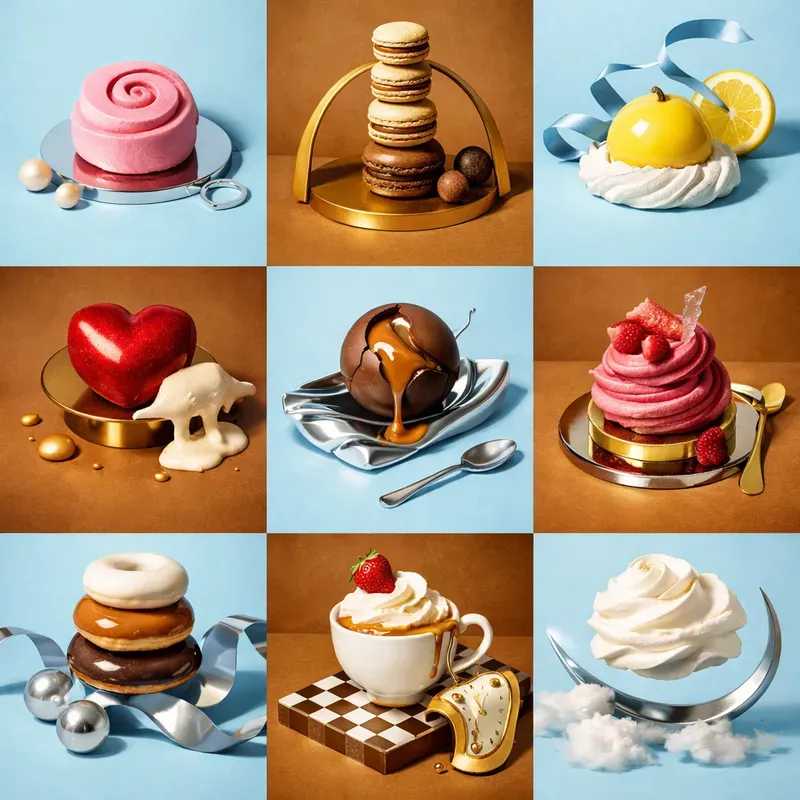 Luxury Grid Stilllife Posters