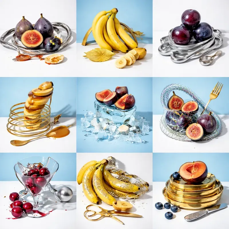 Luxury Grid Stilllife Posters