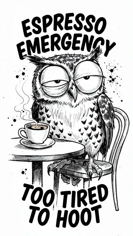 Expressive Ink Sketch Comedy Characters