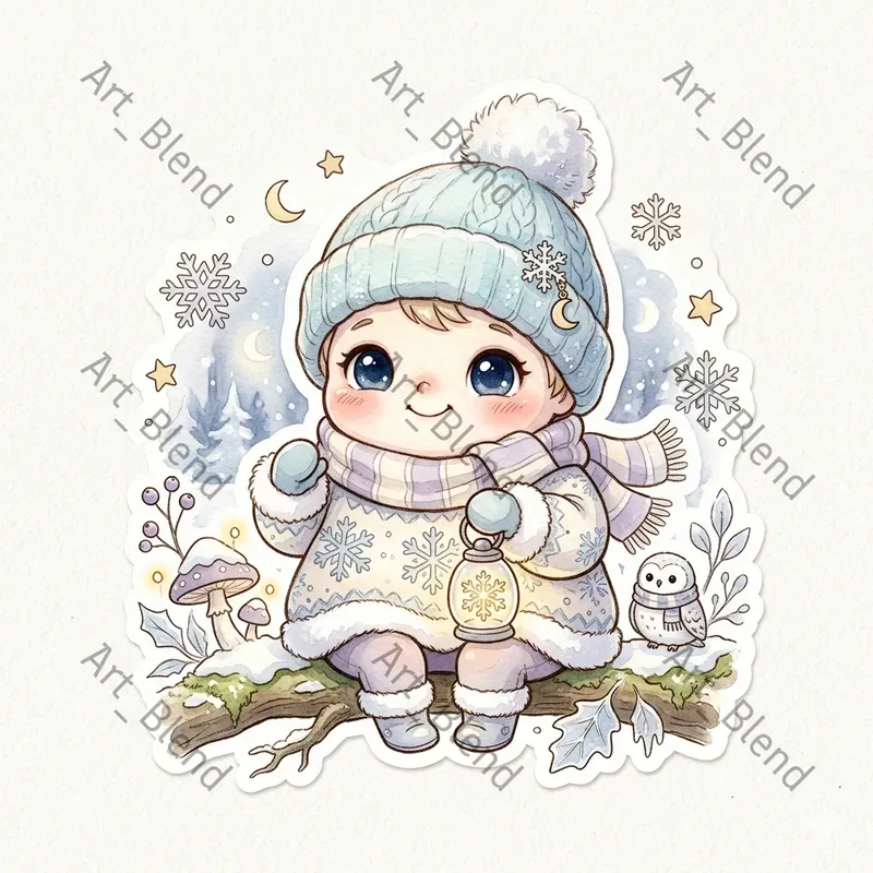 Viral Cute Chibi Stickers