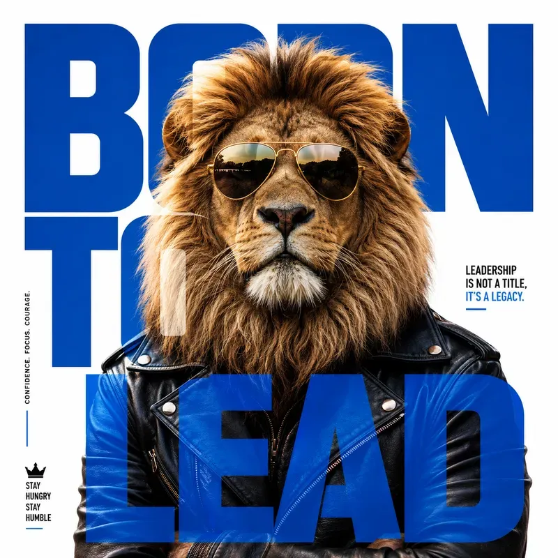 Bold Animal Typography Posters