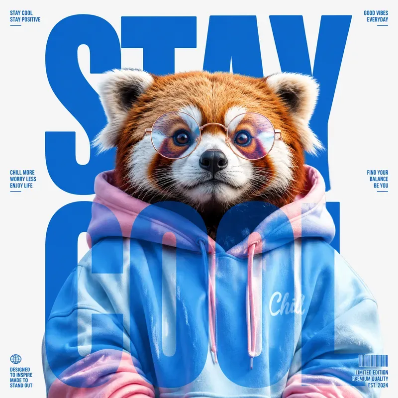 Bold Animal Typography Posters