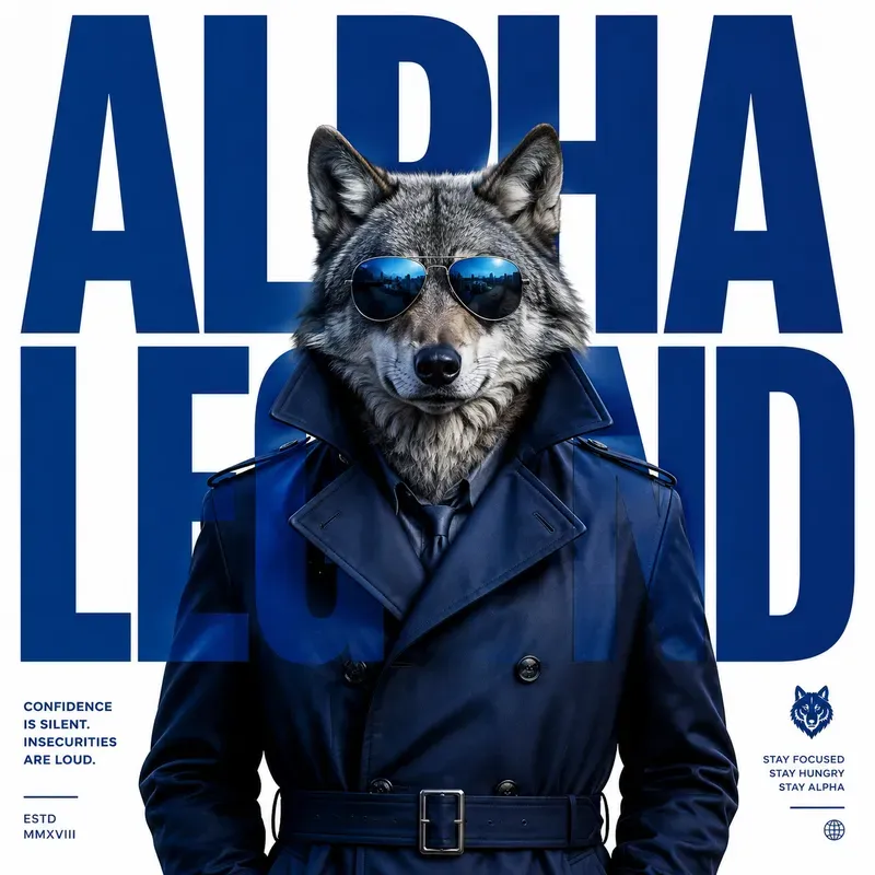 Bold Animal Typography Posters