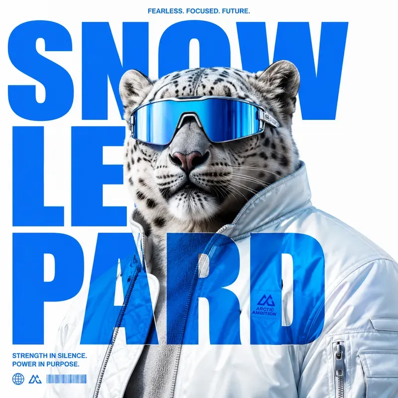 Bold Animal Typography Posters