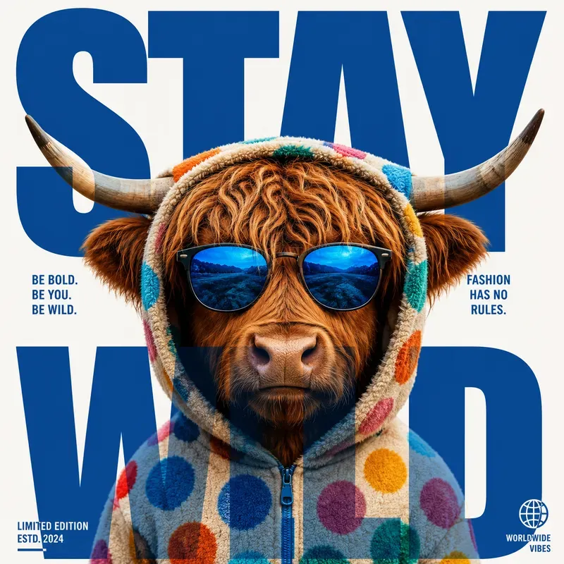 Bold Animal Typography Posters