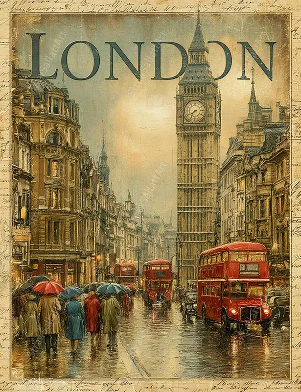 Vintage Travel Poster Junk Journals