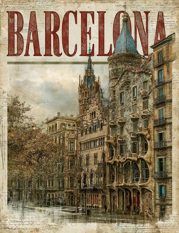 Vintage Travel Poster Junk Journals