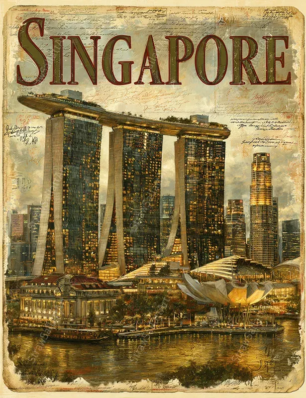 Vintage Travel Poster Junk Journals