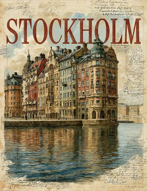 Vintage Travel Poster Junk Journals