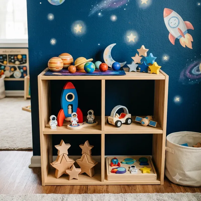 Educational Toy Shelf Scene Builders