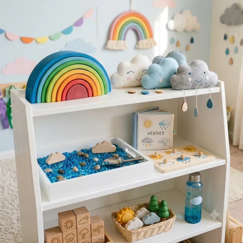 Educational Toy Shelf Scene Builders