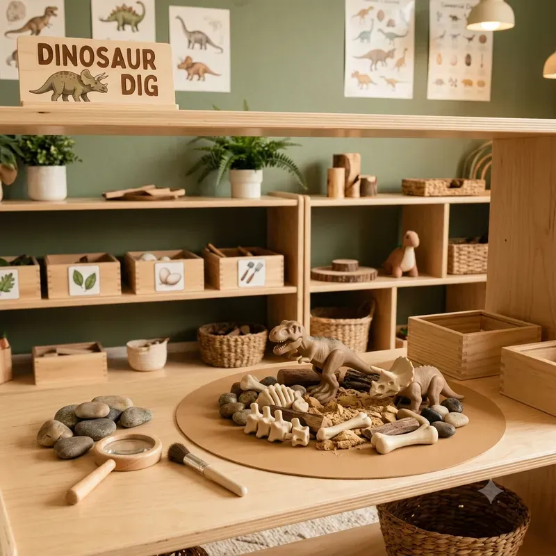 Educational Toy Shelf Scene Builders