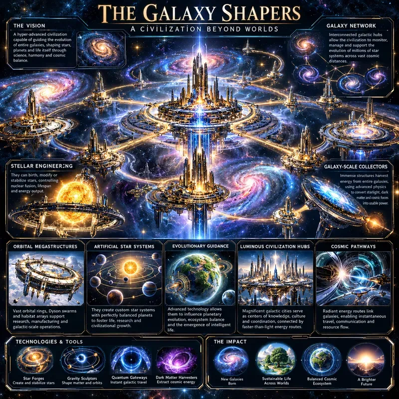 Cosmic Civilization Infographics