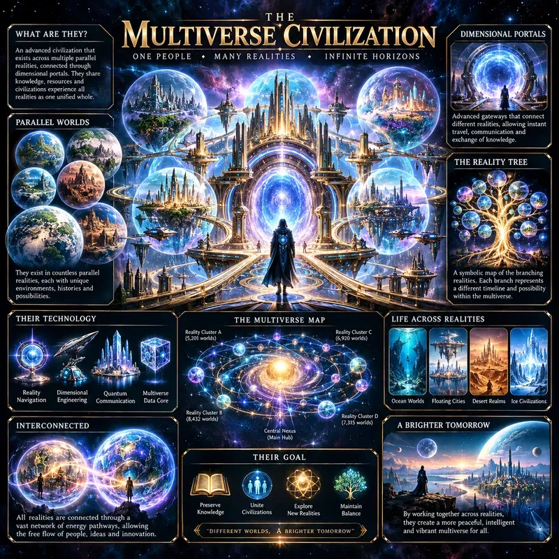 Cosmic Civilization Infographics