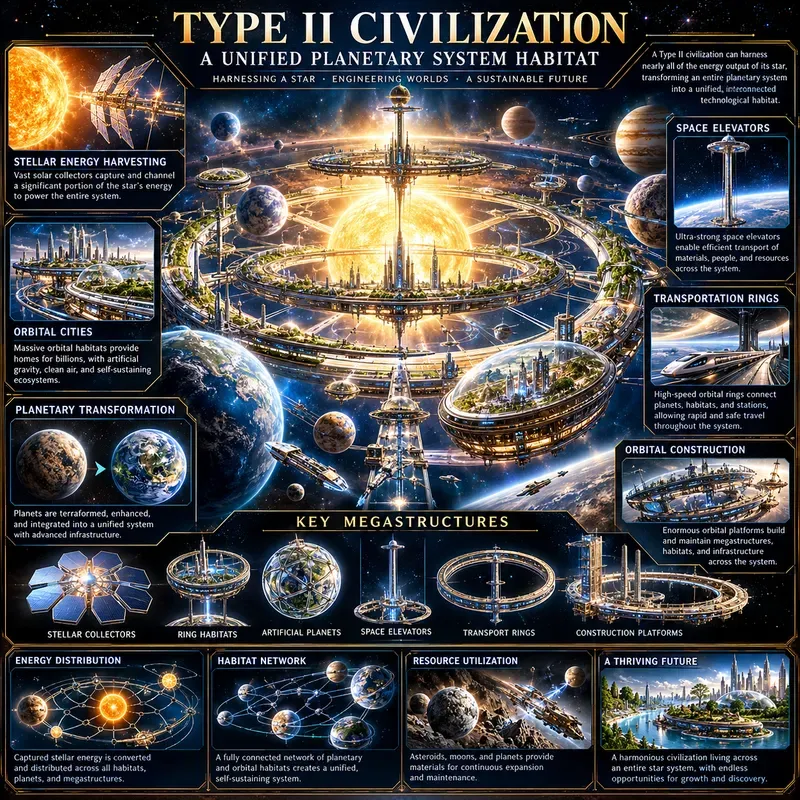 Cosmic Civilization Infographics