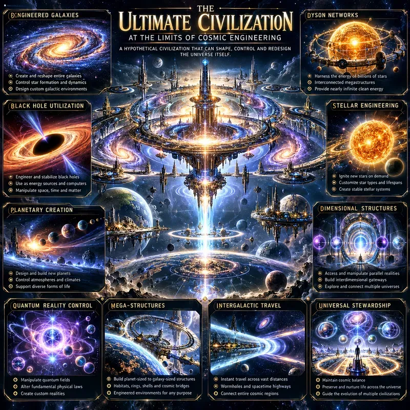 Cosmic Civilization Infographics