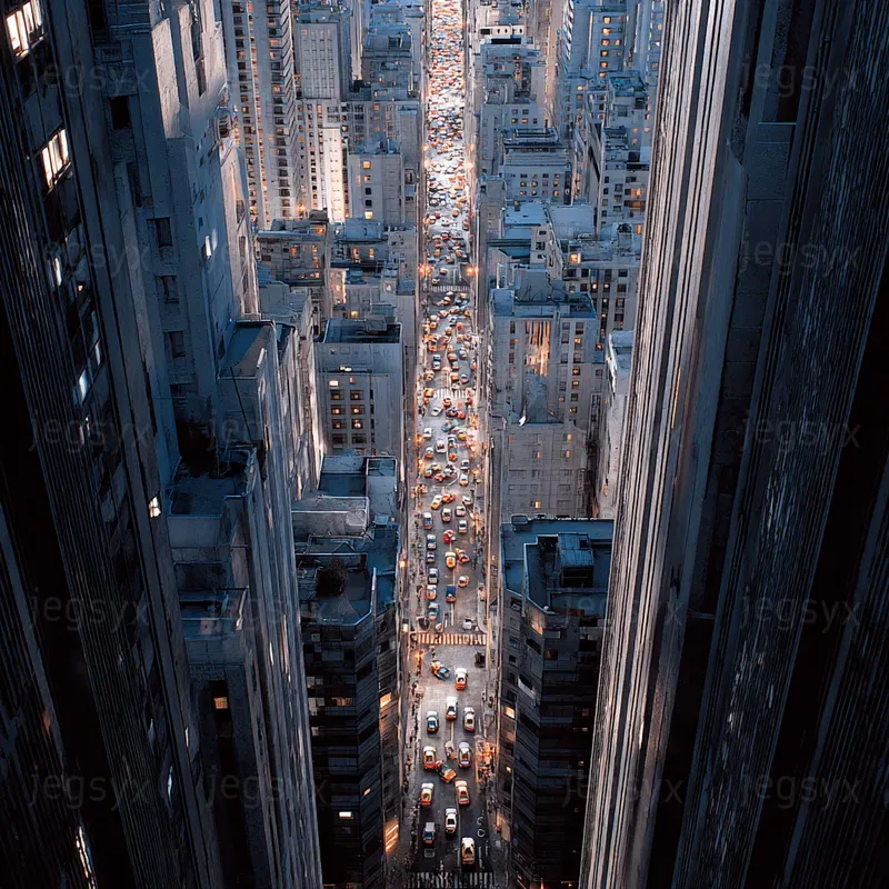 Highangle Aerial City Views