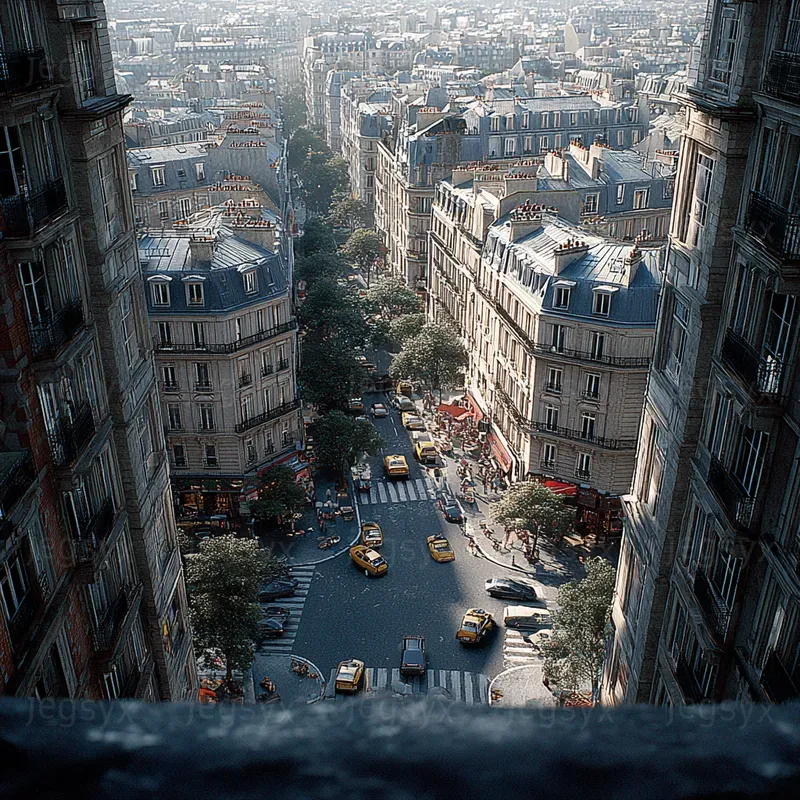 Highangle Aerial City Views
