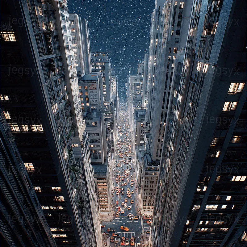 Highangle Aerial City Views