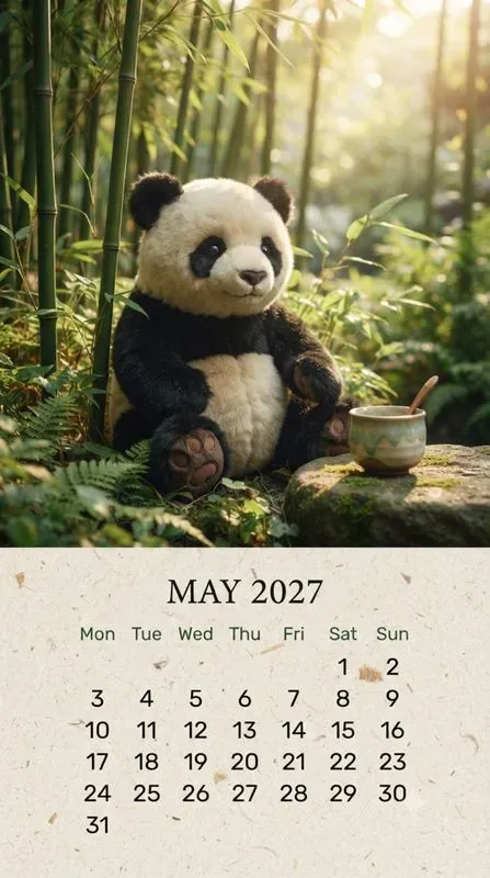 Cinematic Stuffed Animals 2027 Calendars