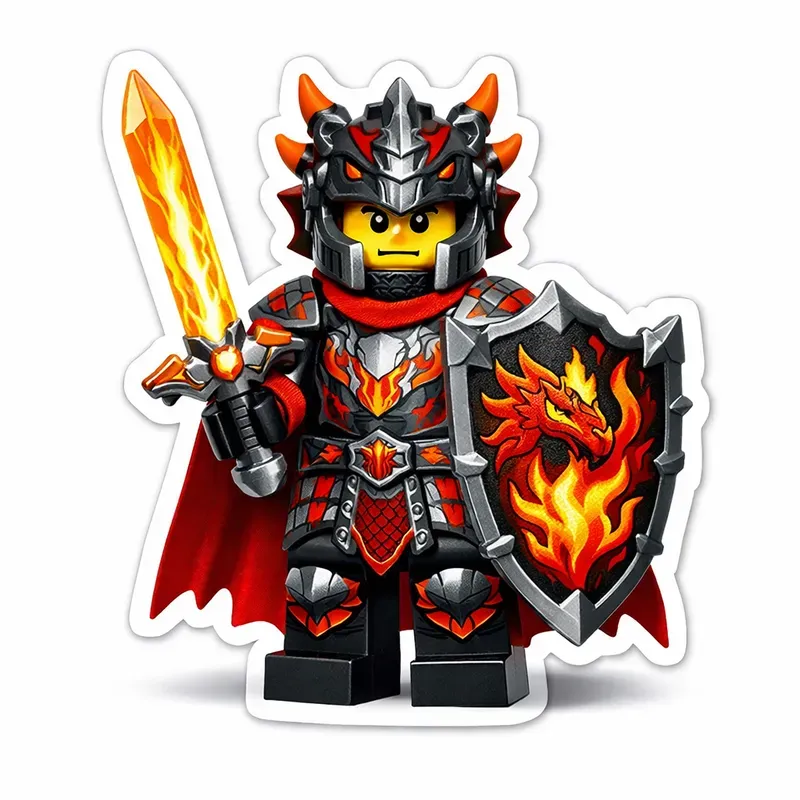 Lego Sticker Characters