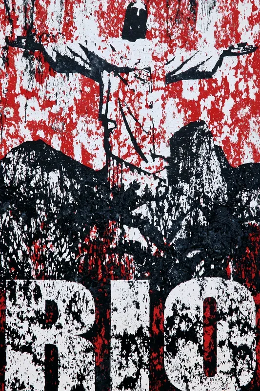 Distressed Screen Print Travel Posters
