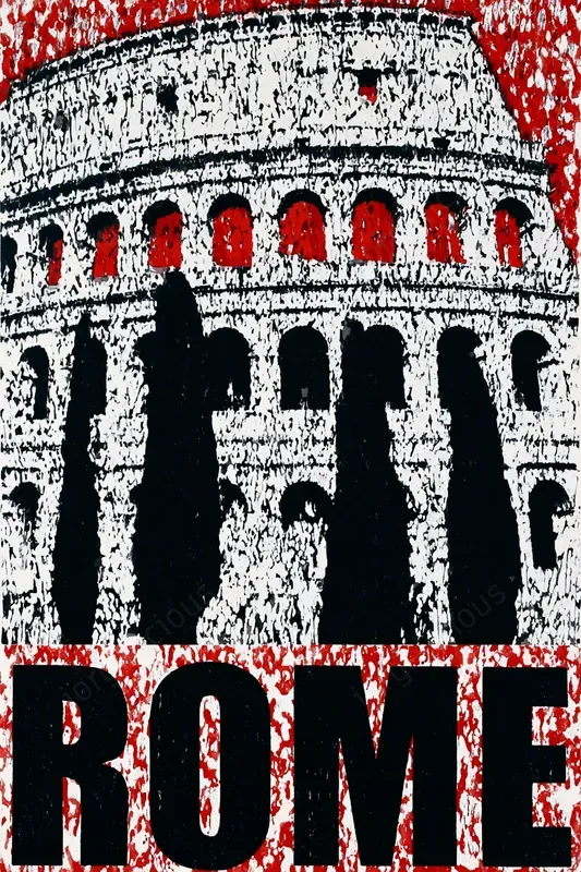 Distressed Screen Print Travel Posters