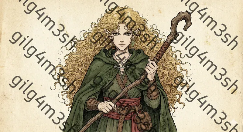 Vintage High Fantasy Anime Art