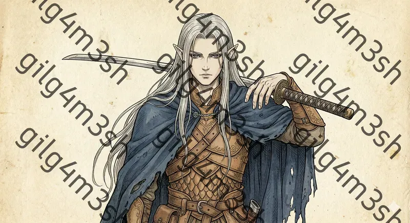 Vintage High Fantasy Anime Art