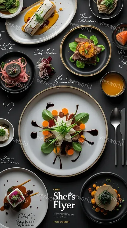 Menu List Restaurant Bbq Flyers Premium