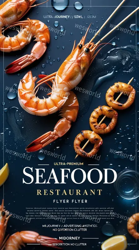 Menu List Restaurant Bbq Flyers Premium