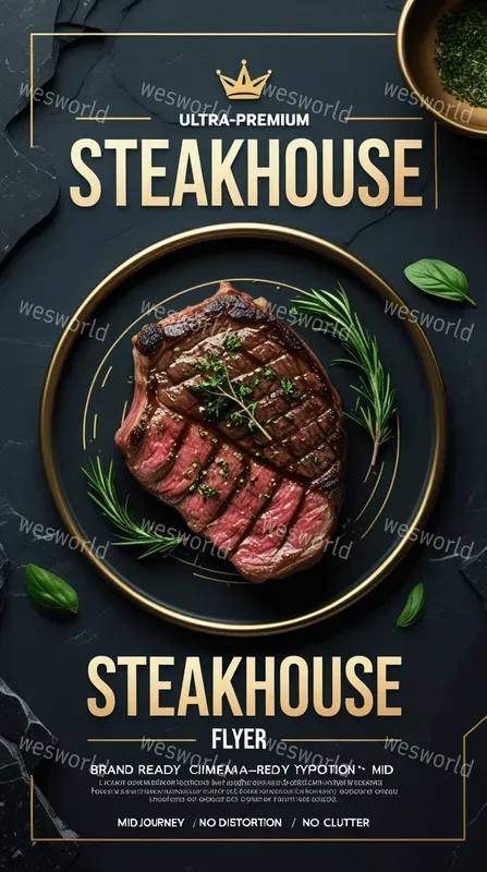 Menu List Restaurant Bbq Flyers Premium