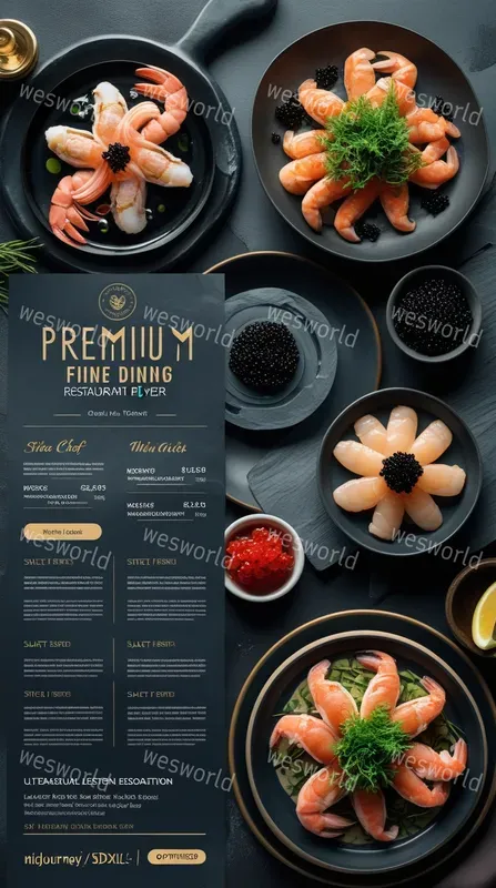 Menu List Restaurant Bbq Flyers Premium