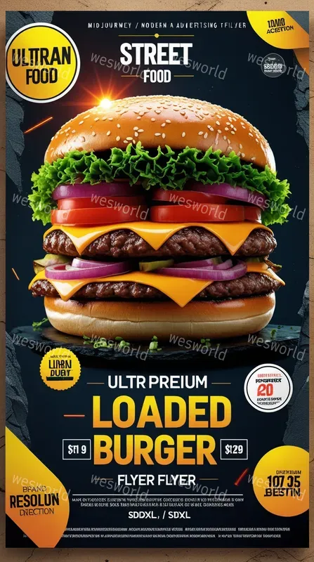 Menu List Restaurant Bbq Flyers Premium