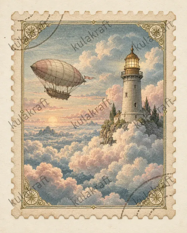 Impossible World Stamp Art Prints