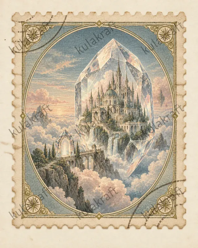 Impossible World Stamp Art Prints