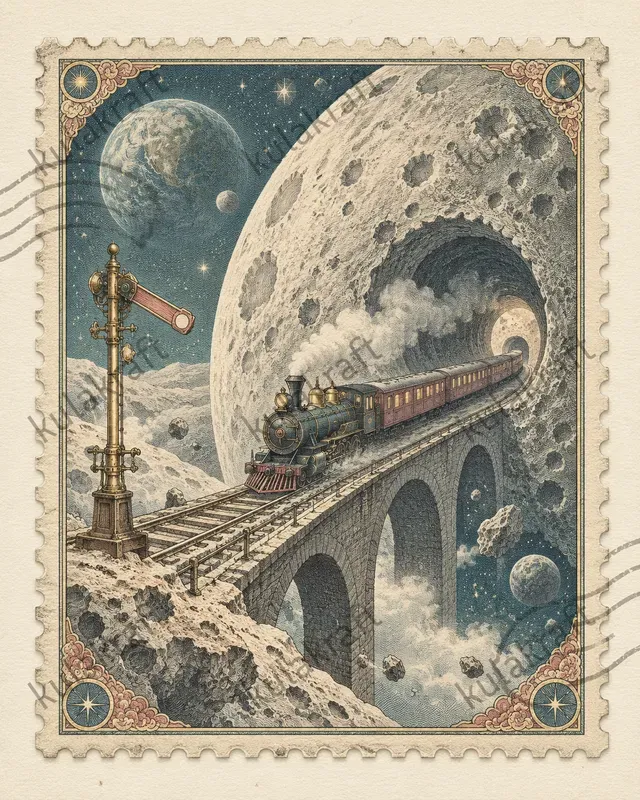 Impossible World Stamp Art Prints