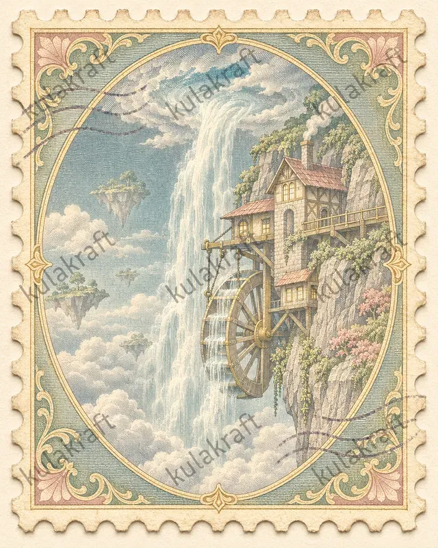 Impossible World Stamp Art Prints