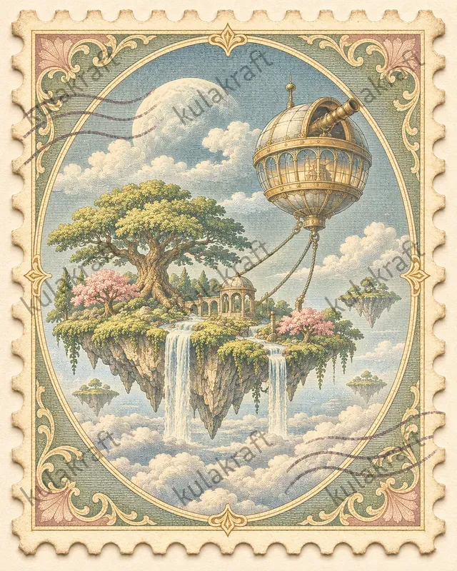Impossible World Stamp Art Prints
