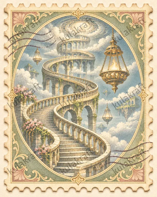 Impossible World Stamp Art Prints